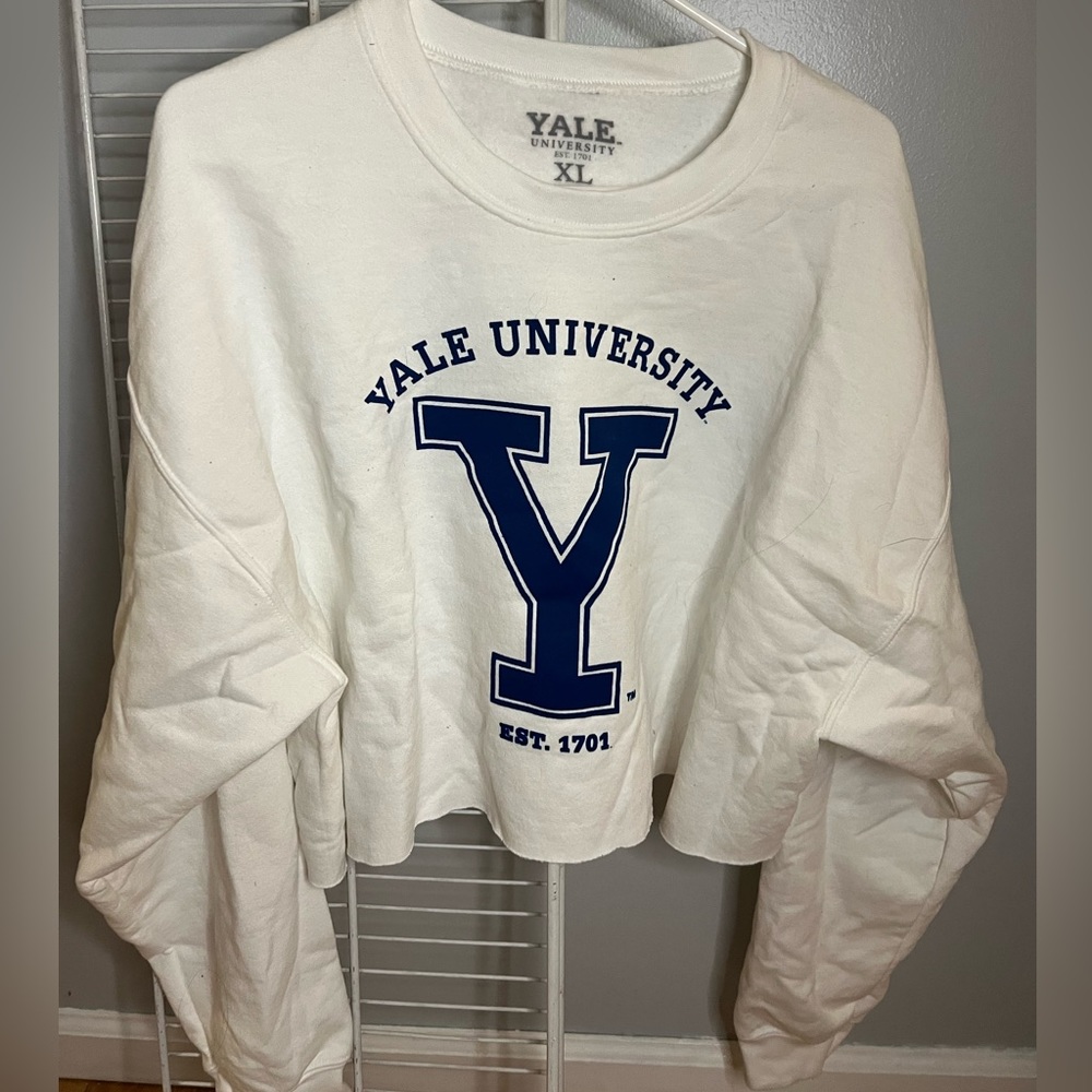 Yale University apparel - crop top long sleeve